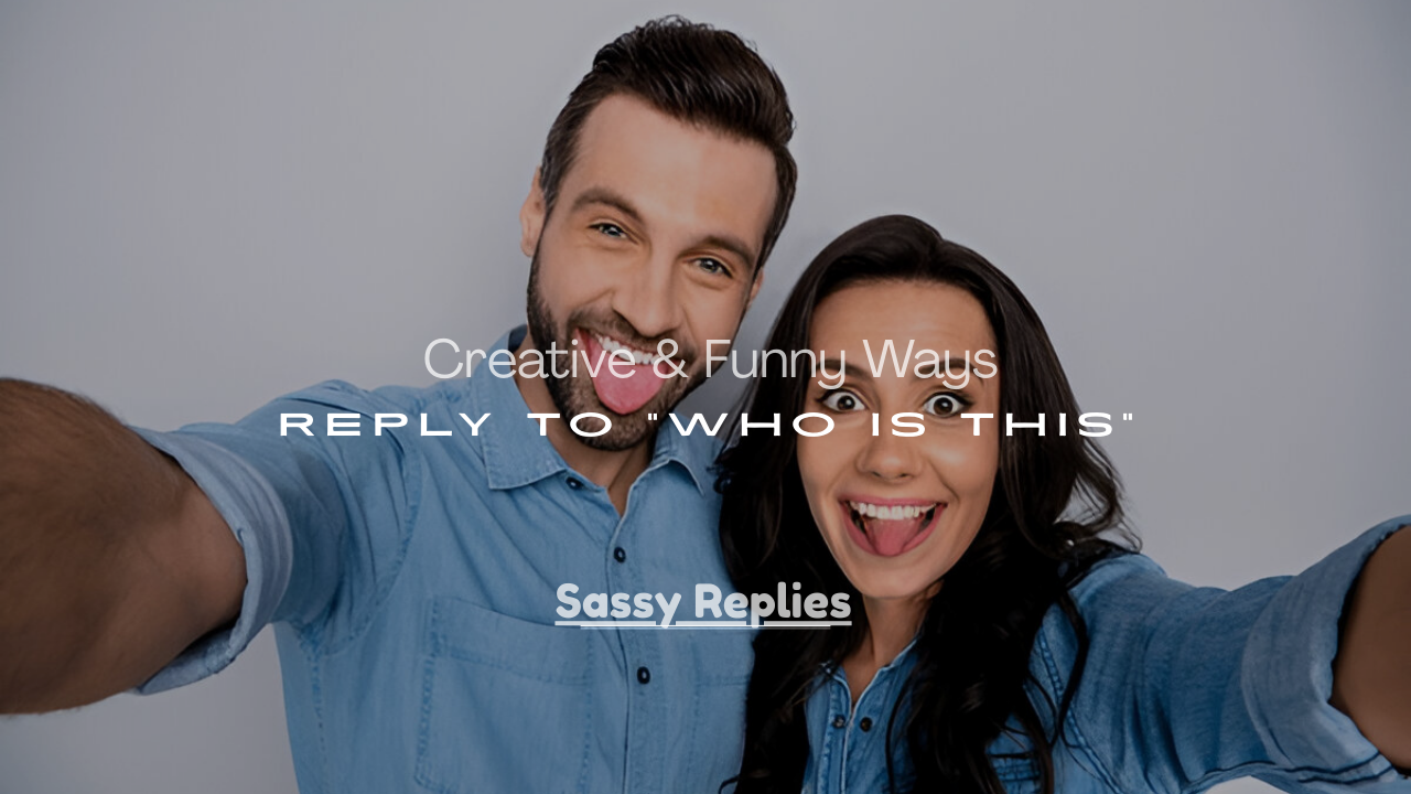 Reply to “Who Is This”