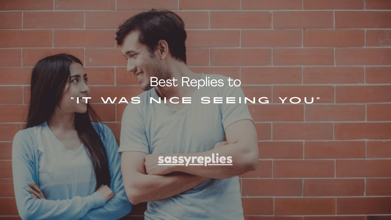 100+ Best Replies to “It Was Nice Seeing You”