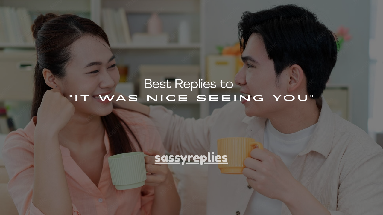 140+ Best Replies to “It Was Nice Seeing You”